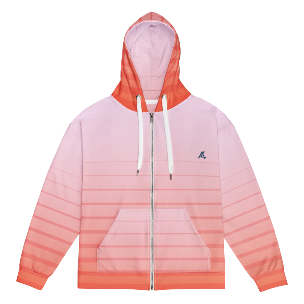 Rise & Shine Recycled Unisex Zip Hoodie