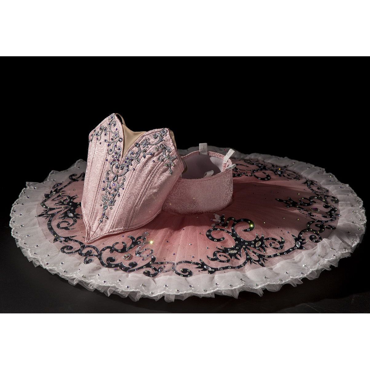 Lovely Pink and Silver Professional Tutu