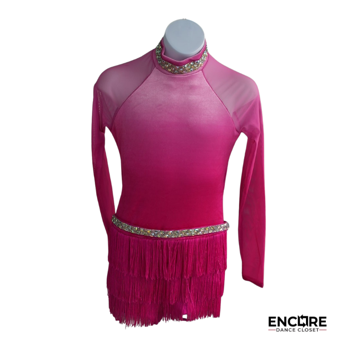 Hot Pink Ombre Fringe