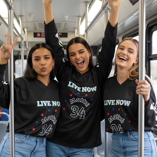 Faith In Motion - Live Now Recycled Hockey Fan Jersey