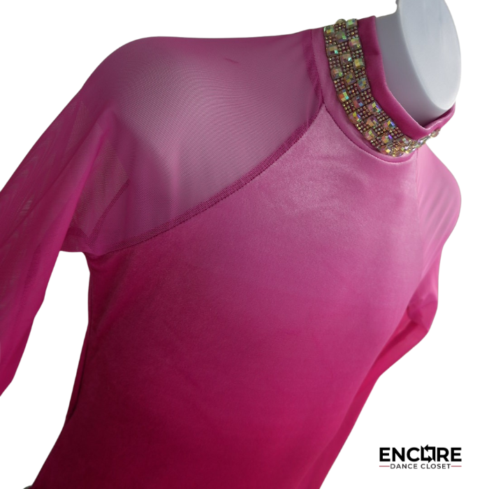 Hot Pink Ombre Fringe