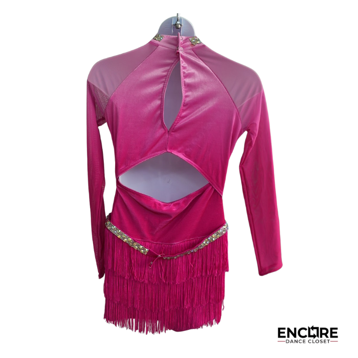 Hot Pink Ombre Fringe