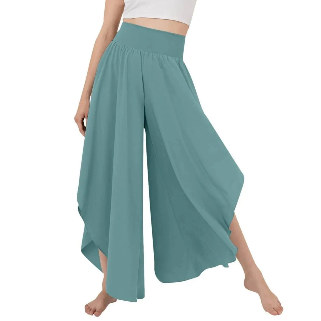 High-Waist Wide-Leg Dance Class Pants