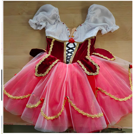 Romantic Simple Giselle Peasant Ballet Dress
