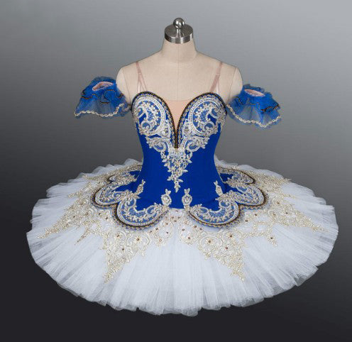 Dark Blue and White Princess Premium Tutu