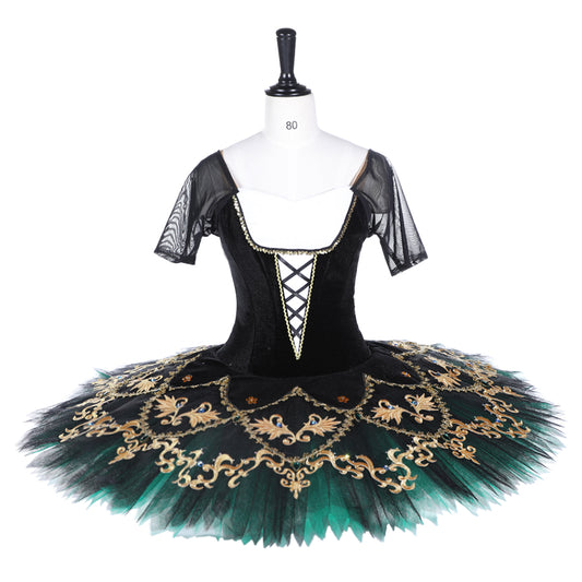 Black Green Pearl Princess Premium Tutu