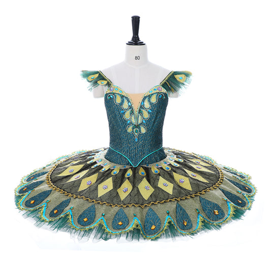 Blue/ or Green Bird Adorable Pancake Tutu