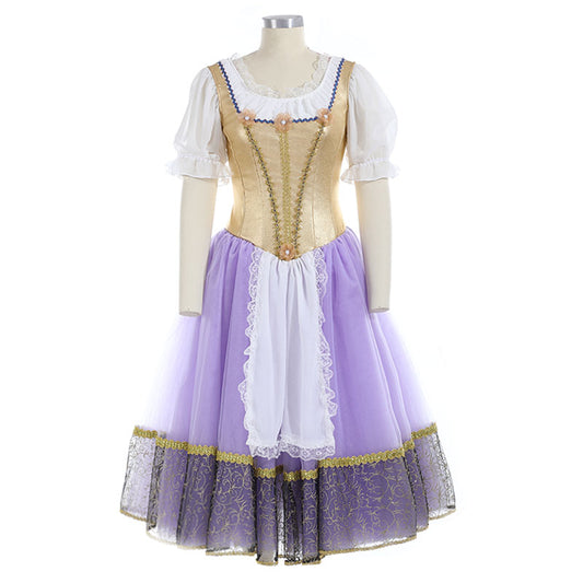 Romantic Peasant Lilac Golden Professional Era Ballet Dress