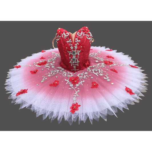 Legacy Premium Collection Red Roses Pancake Tutu - 11 Styles
