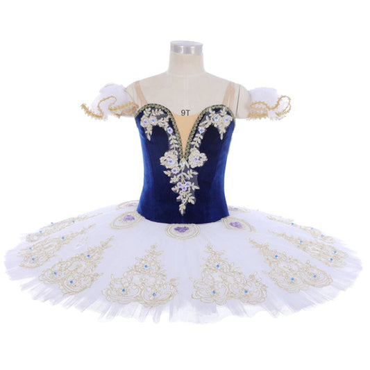 Golden Navy Blue Professional Classical Tutu