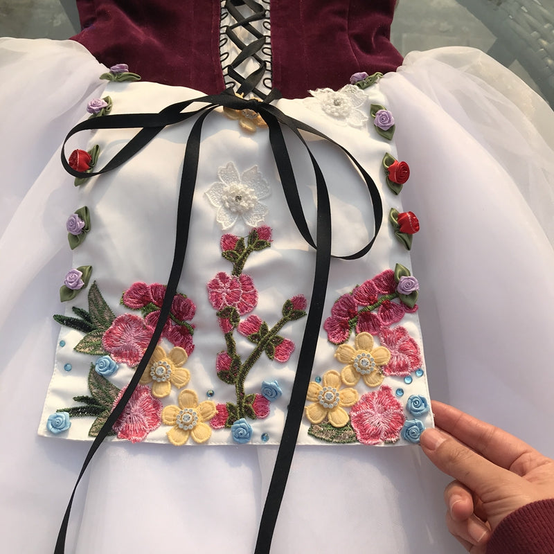 Romantic Ballet Peasant Tutu Dress