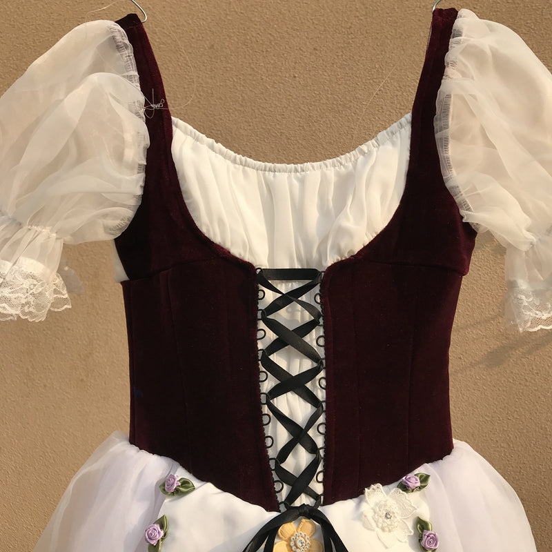 Romantic Ballet Peasant Tutu Dress