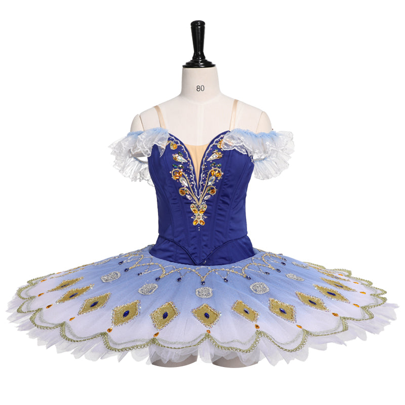 Royal Blue Bird Adorable Pancake Tutu