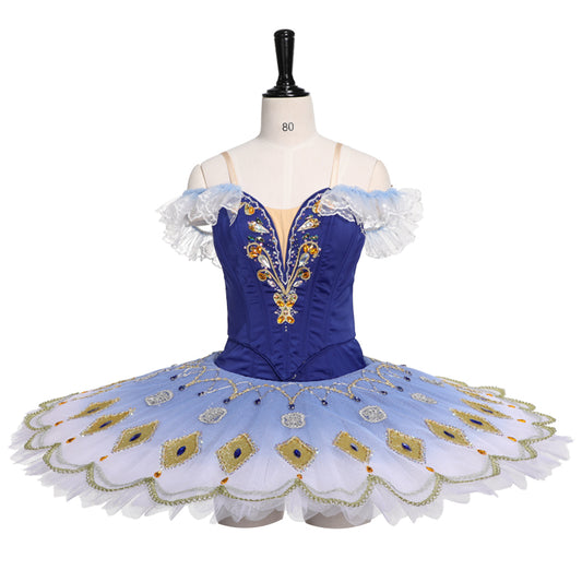 Royal Blue Bird Adorable Pancake Tutu