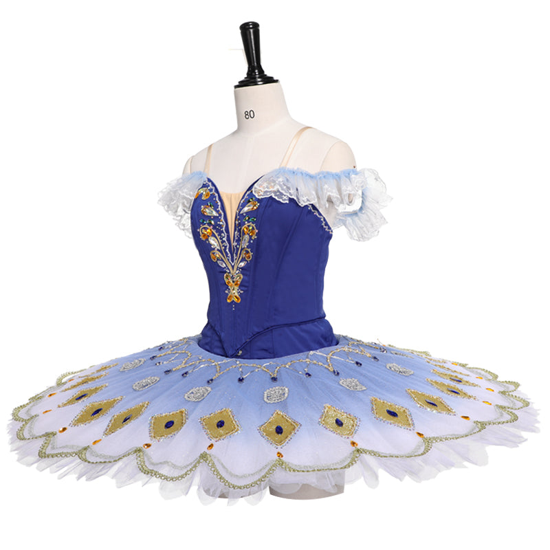 Royal Blue Bird Adorable Pancake Tutu