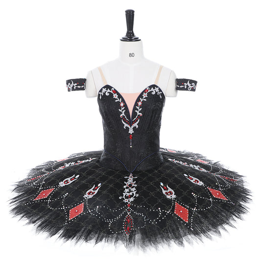 Legacy Spanish Black or Red Premium Pancake Tutu