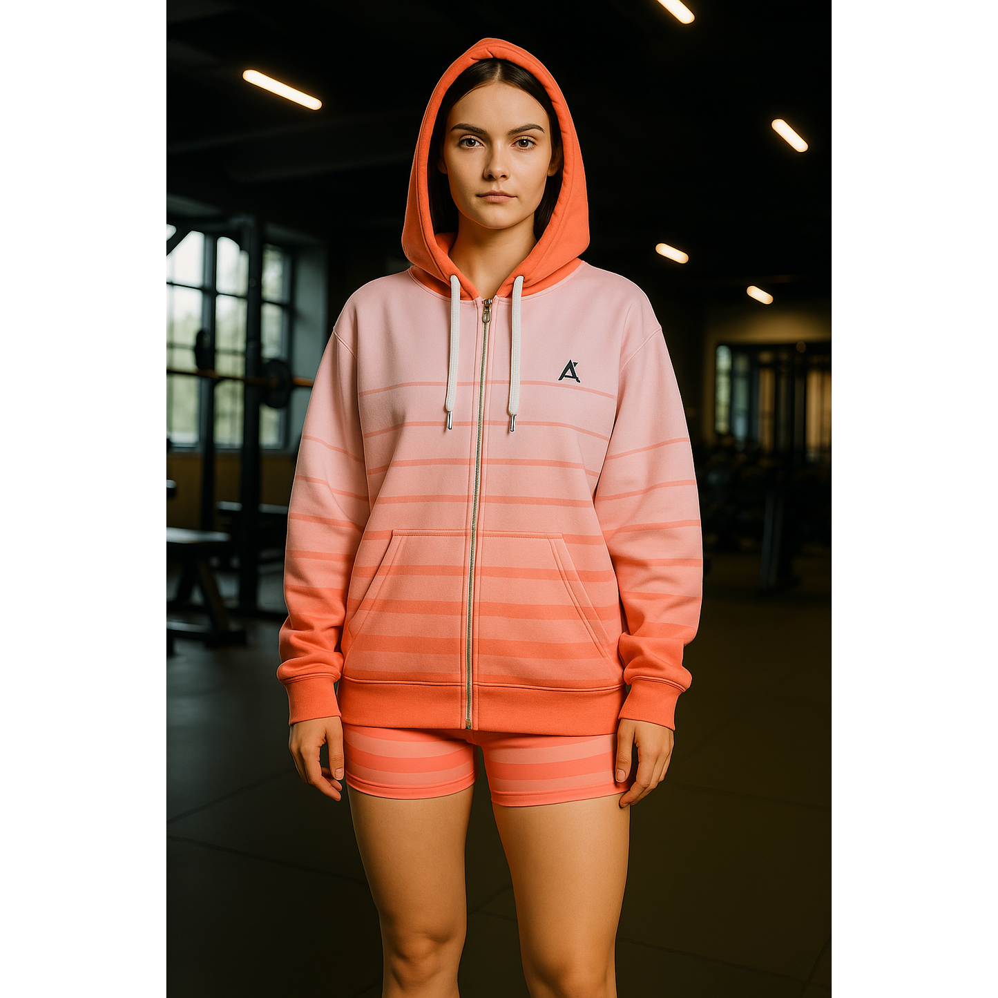 Rise & Shine Recycled Unisex Zip Hoodie