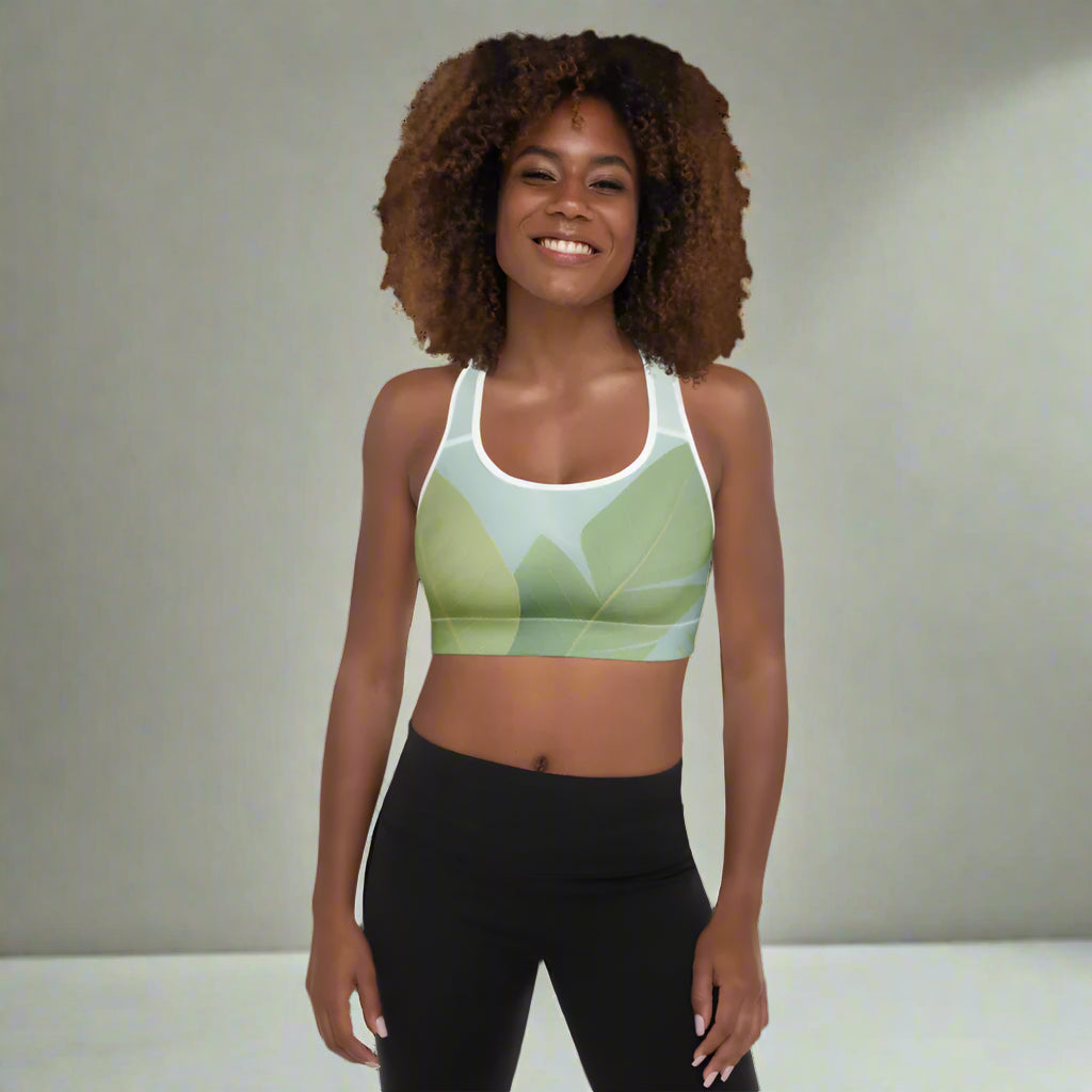 Bahama Nights Water Padded Sports Bra
