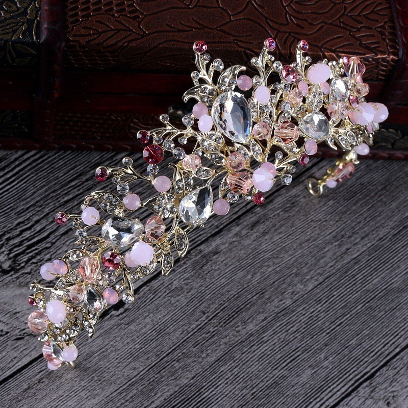 Unique Ballet Headpiece Handmade Beaded Colorful Tiara