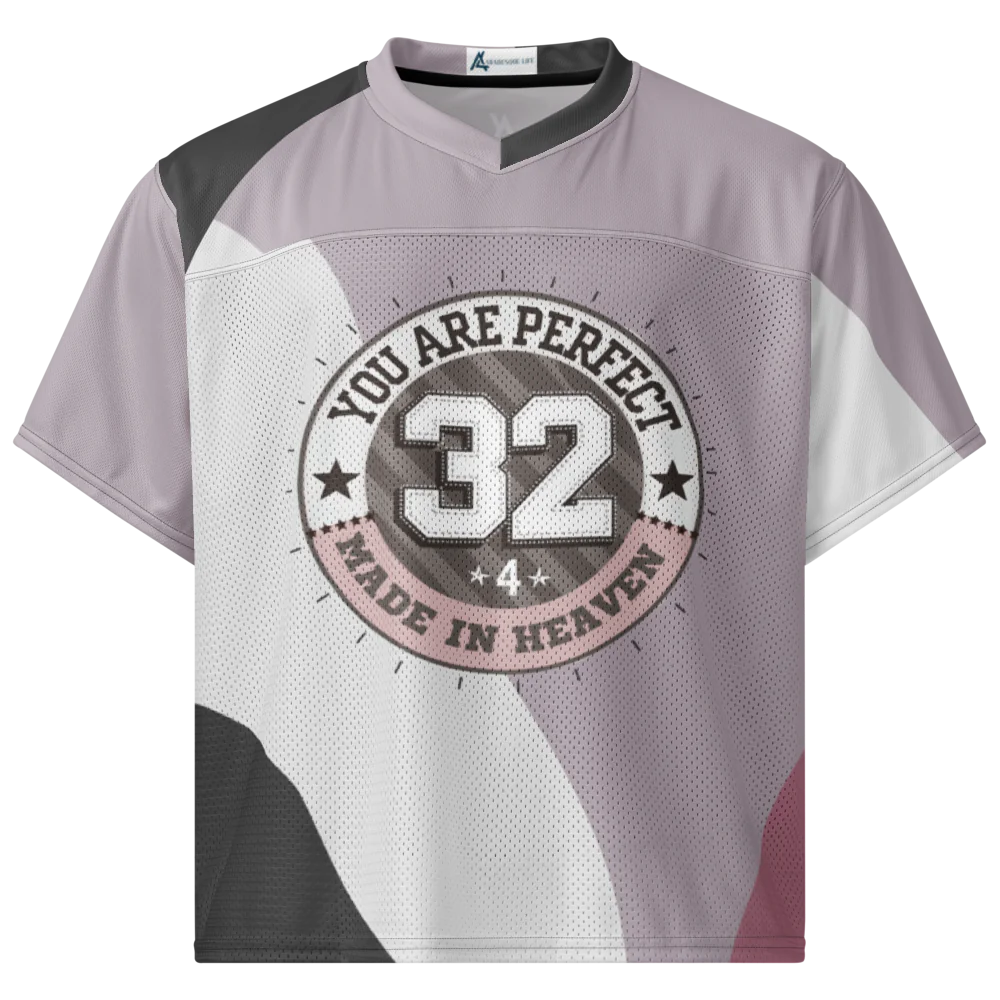 You Are Perfect Boxy Football Jersey