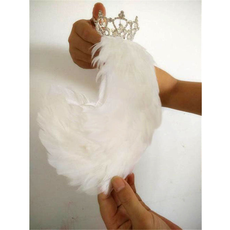 White and Black Swan Lake Ballet Headpiece