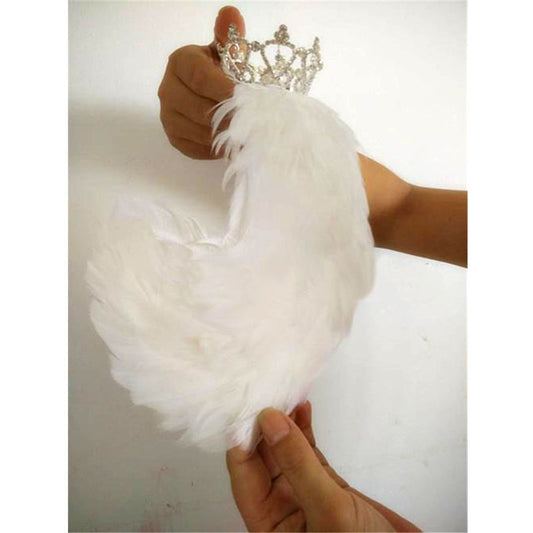 White and Black Swan Lake Ballet Headpiece