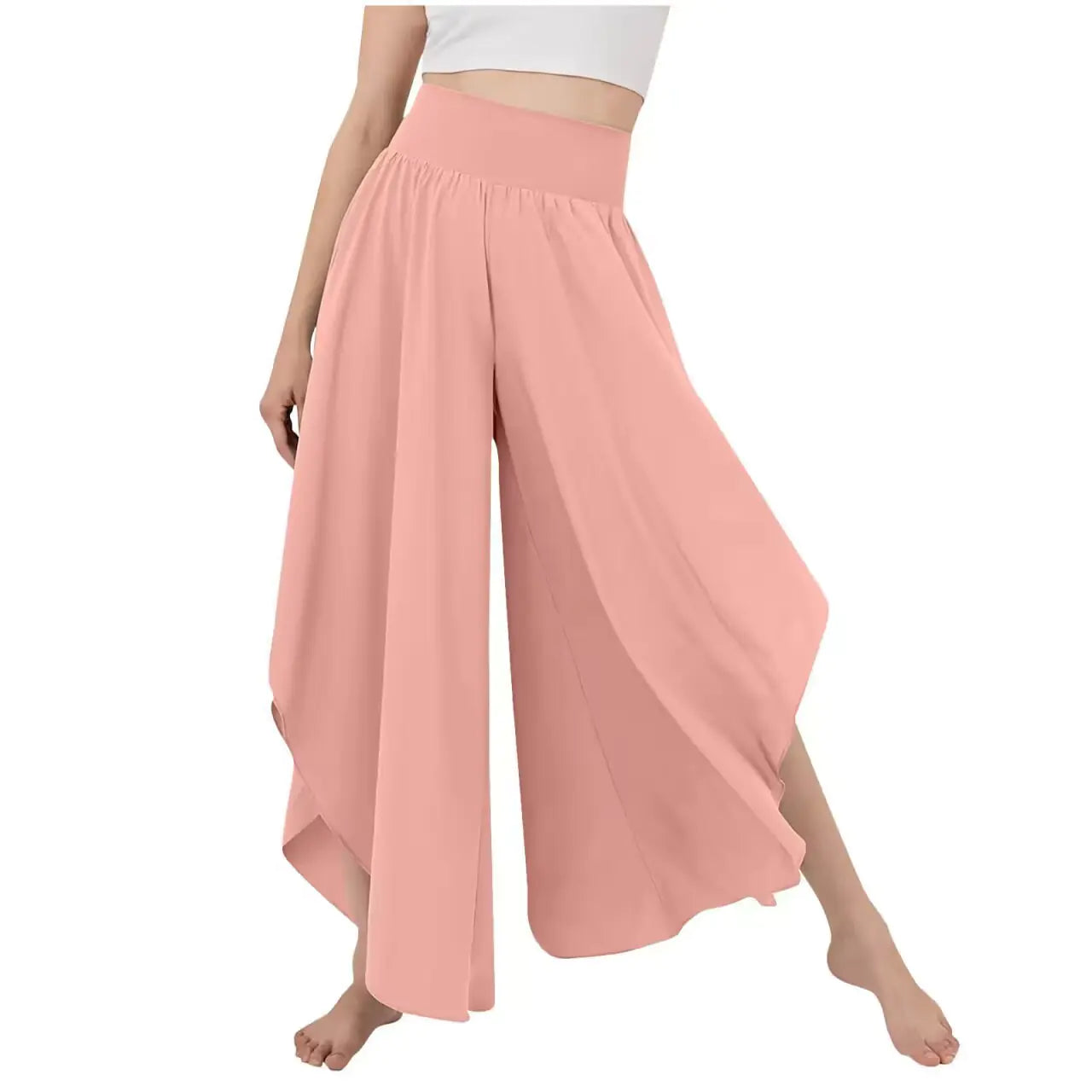 High-Waist Wide-Leg Dance Class Pants