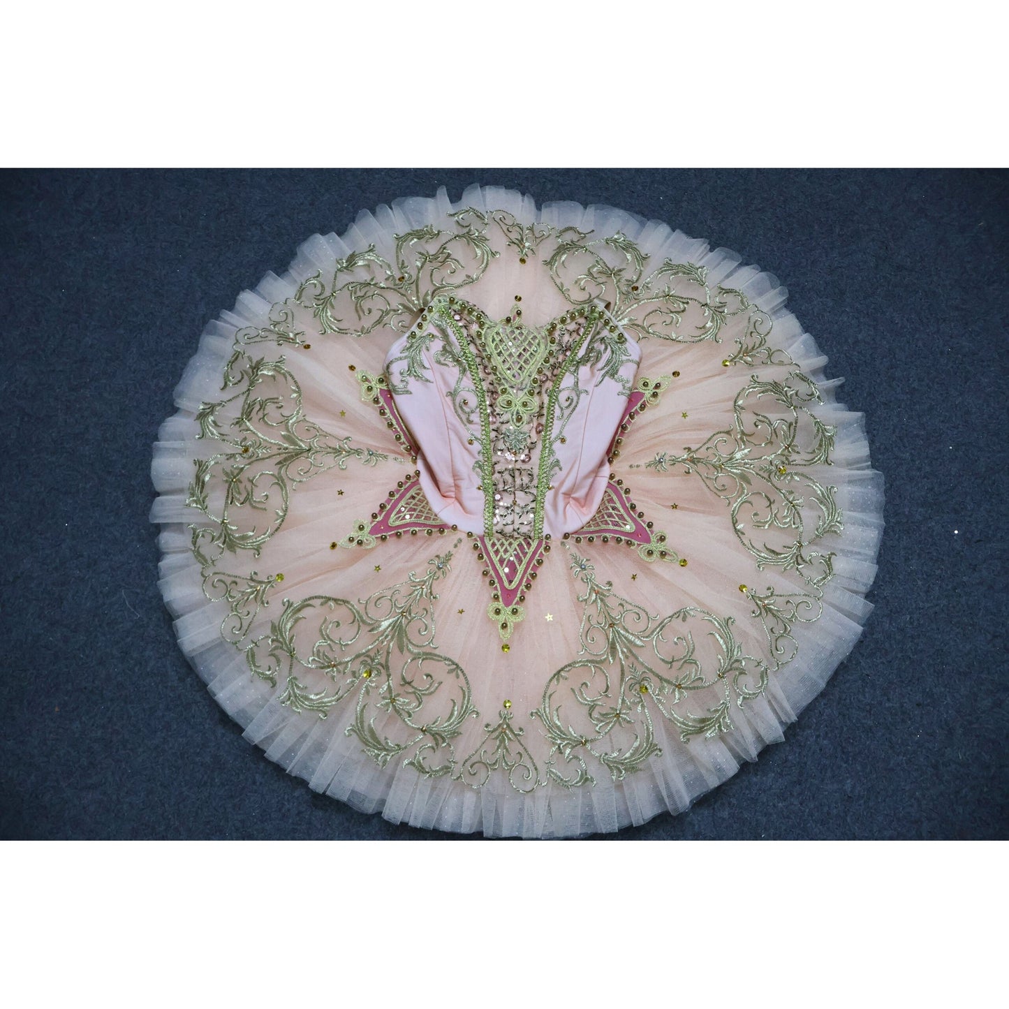 Golden Sugar Plum Fairy Pancake Tutu (Gold, Pink or Plum )