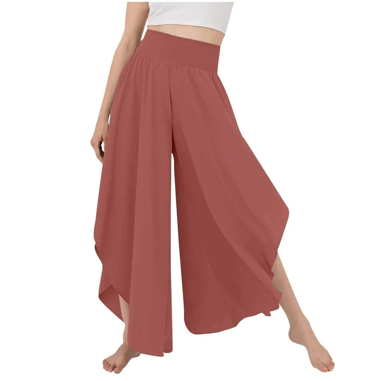 High-Waist Wide-Leg Dance Class Pants