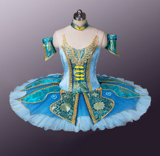Professional Chinese Doll Ballet Tutu (Red or Blue)