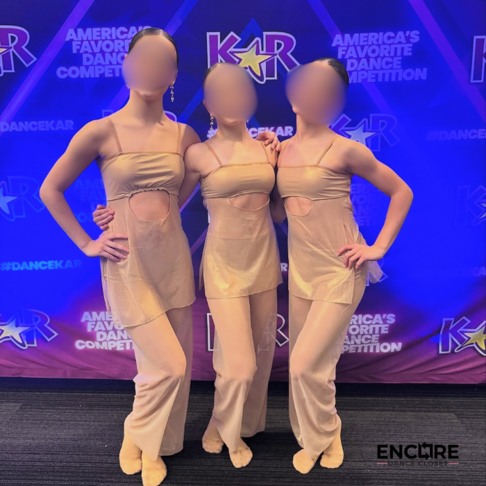 Nude Gold Cutout Set