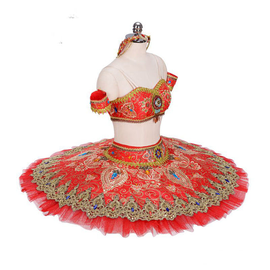 La Bayadere Odalisque Premium Red Pancake Tutu