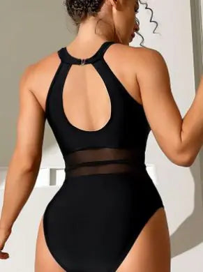 Backless Mesh Dance Class Leotard