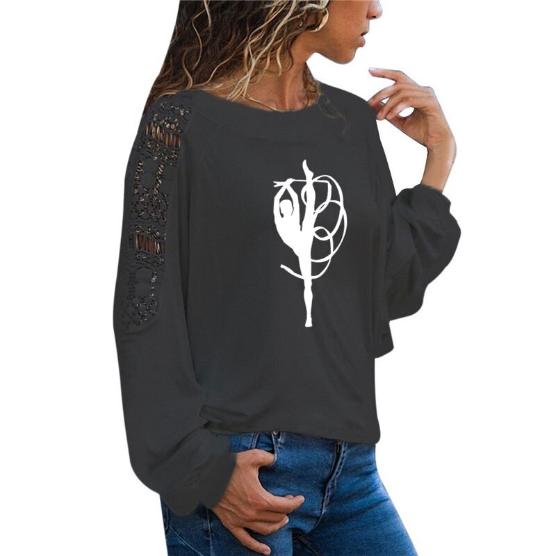 Long Sleeve Ballet Fashion Shirt