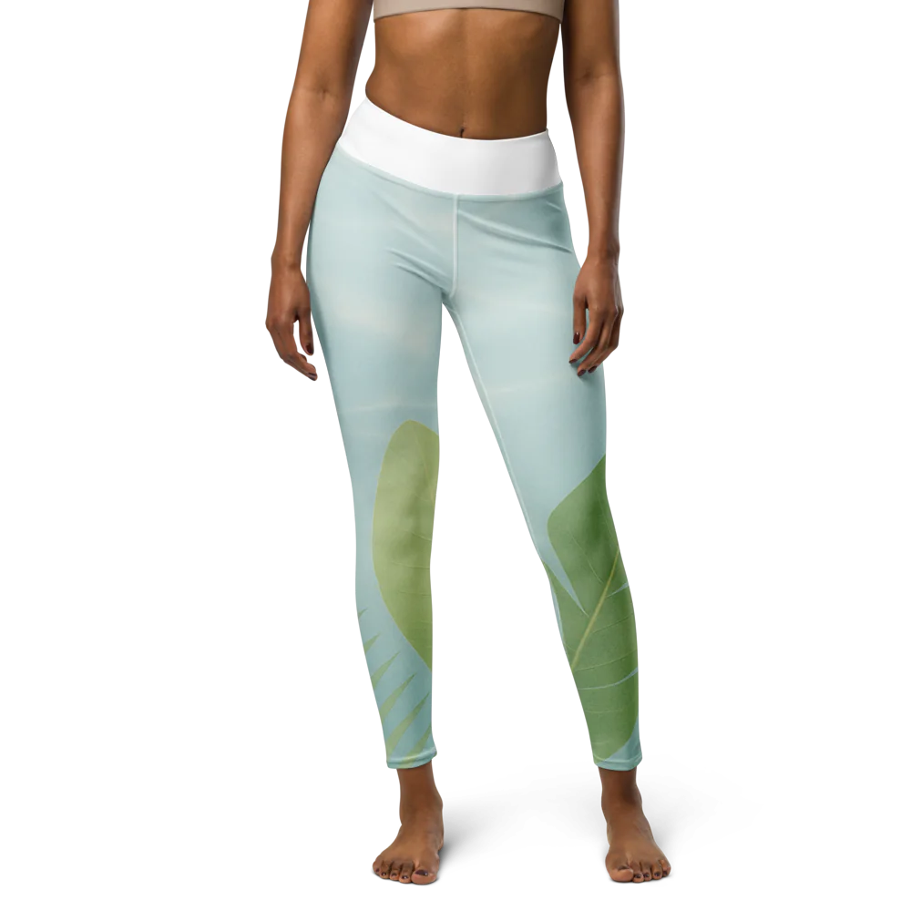Bahama Nights Water Yoga Leggings