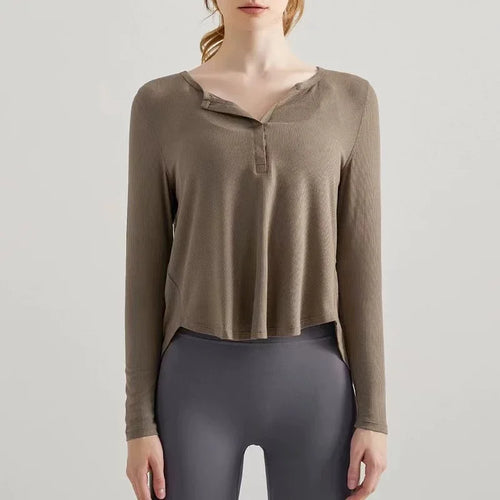 Loose Sports Breathable Fitness Long Sleeve Shirt