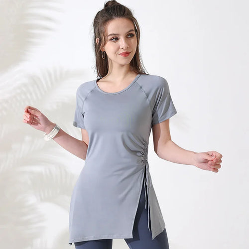 Workout Long Style Yoga Top Cover Up