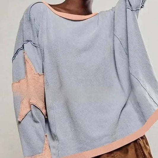 Cool Island Geometric Knit Pullover