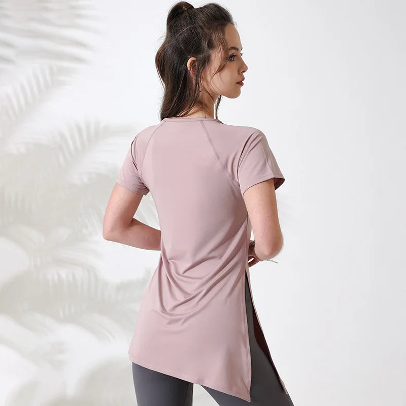 Workout Long Style Yoga Top Cover Up