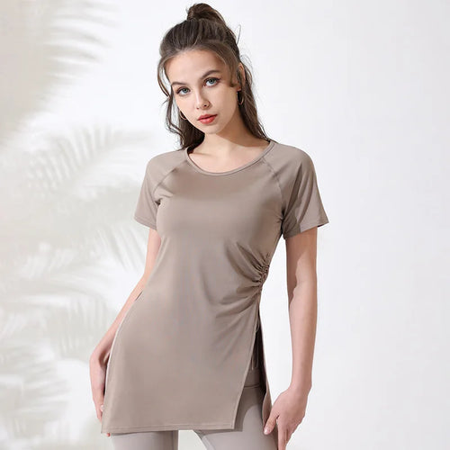 Workout Long Style Yoga Top Cover Up