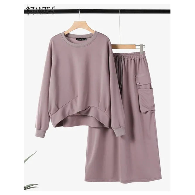 Easy Day Sweatshirt And Dress Set