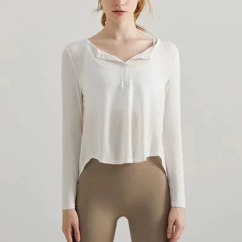 Loose Sports Breathable Fitness Long Sleeve Shirt