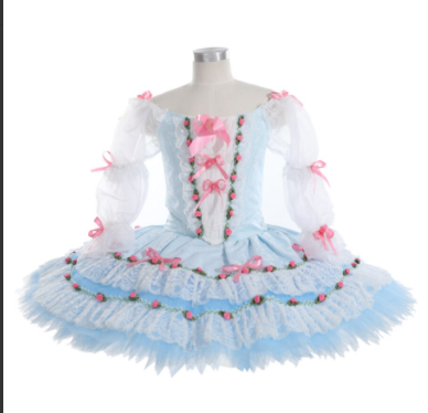 Fairy Doll Blue and Pink Lace Professional Ballet Tutu