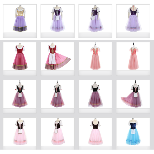 Romantic Peasant Professional Era Ballet Dresses - Choose Style!