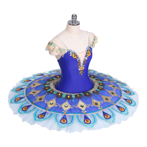 Blue/ or Green Bird Adorable Pancake Tutu