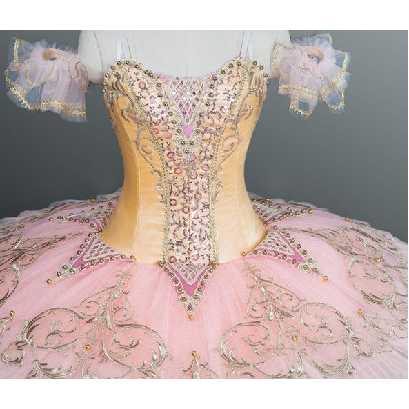 Golden Sugar Plum Fairy Pancake Tutu (Gold, Pink or Plum )