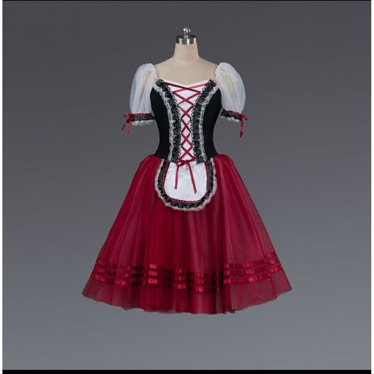 Romantic Colorful Giselle Peasant Tutu Dress. Many Colors available!