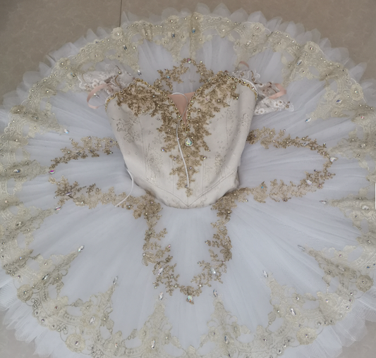 Layla Golden Cream or Pink Professional Pancake Tutu