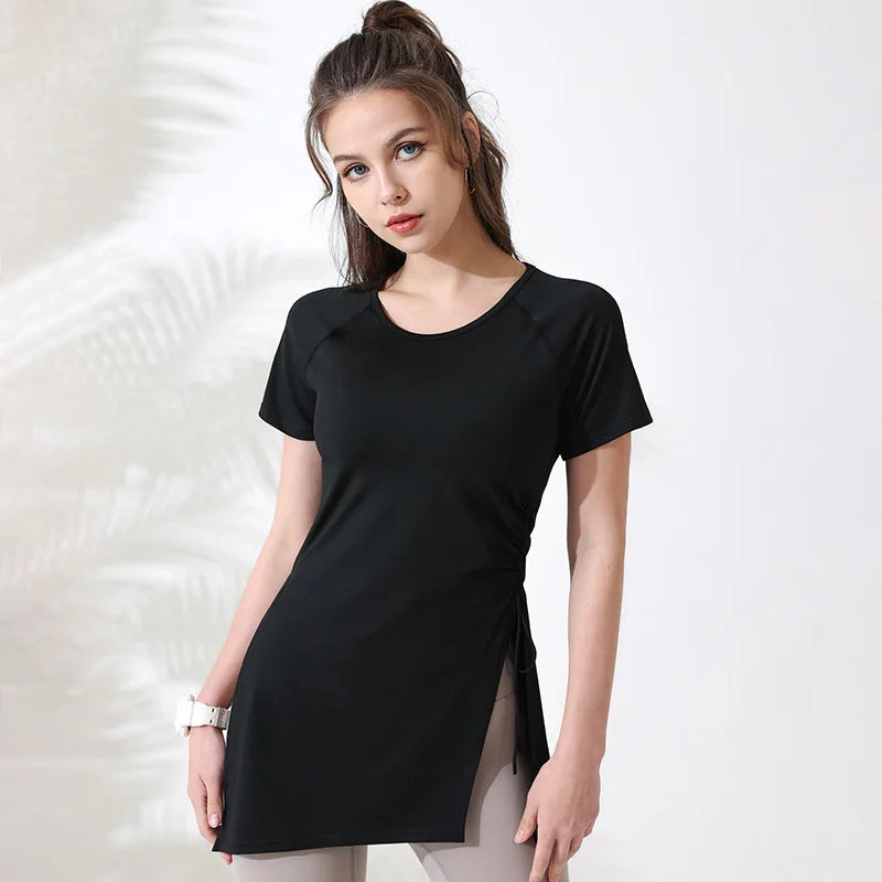 Workout Long Style Yoga Top Cover Up