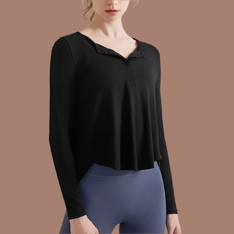 Loose Sports Breathable Fitness Long Sleeve Shirt